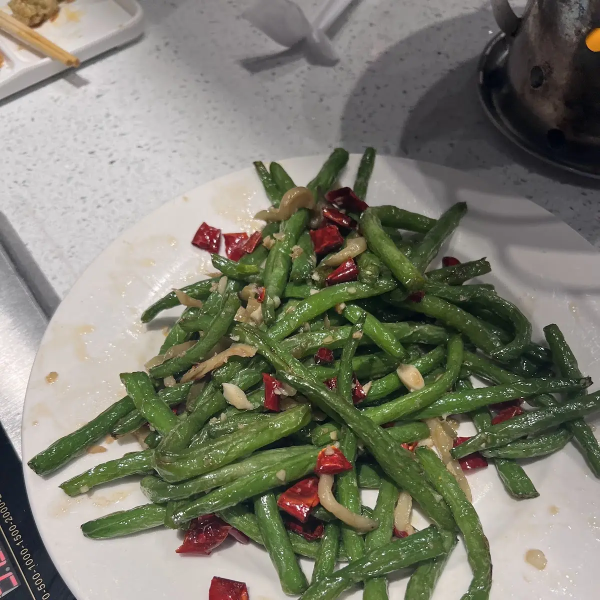stirfried green beans 干煸四季豆